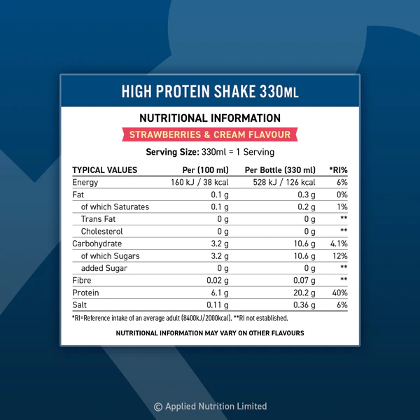 Applied Nutrition High Protein Shake