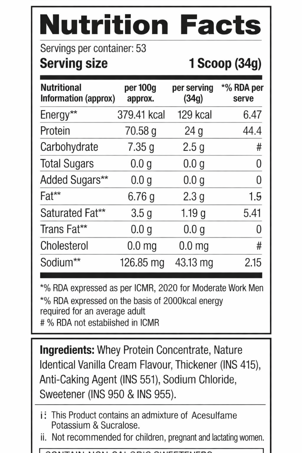 Labrada 100% Whey Protein 4.13 lbs