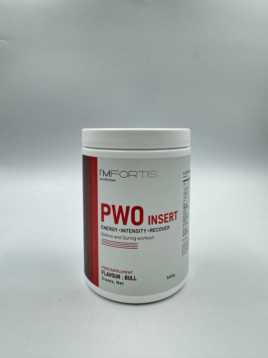 I’mfortis Nutrition PWO Insert