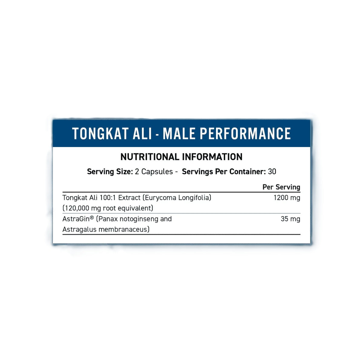 Applied Nutrition TONGKAT ALI