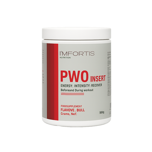 I’mfortis Nutrition PWO Insert