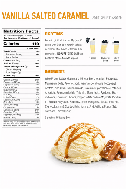 Nature's Best Isopure Zero Carb 3lbs