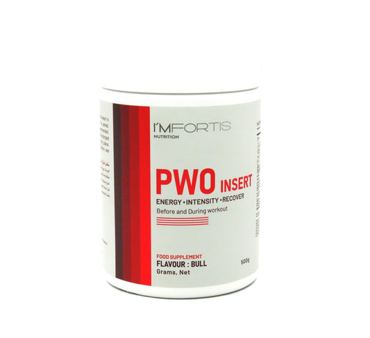 I’mfortis Nutrition PWO Insert