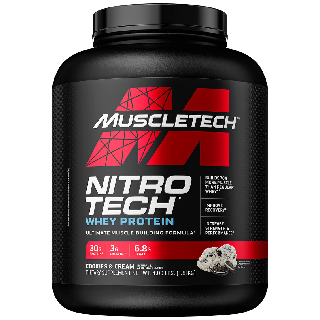 Muscletech-Nitrotech Whey Protein - بروتين مصل الحليب من ماسل تيك – نيتروتيك