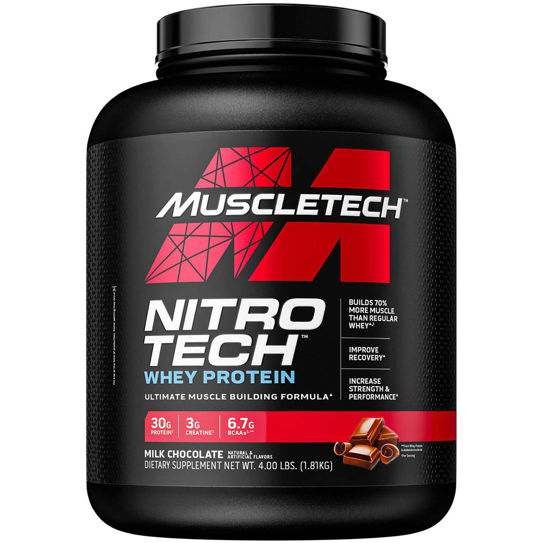 Muscletech-Nitrotech Whey Protein - بروتين مصل الحليب من ماسل تيك – نيتروتيك