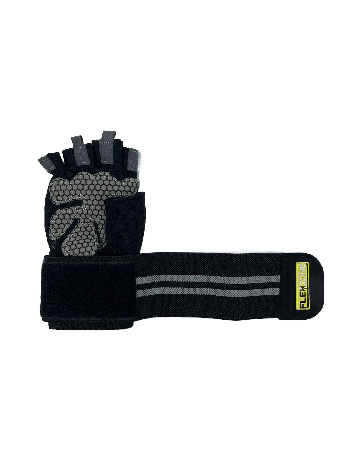 Flexzone Workout Gloves with Wrist Wraps - قفازات التمرين مع أربطة المعصم من فليكس زون